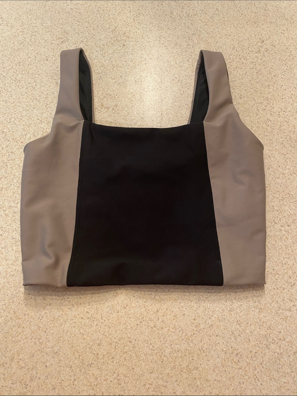YPB Your Personal Best Sleeveless Square Neck Cami Tank Crop Top Size S
